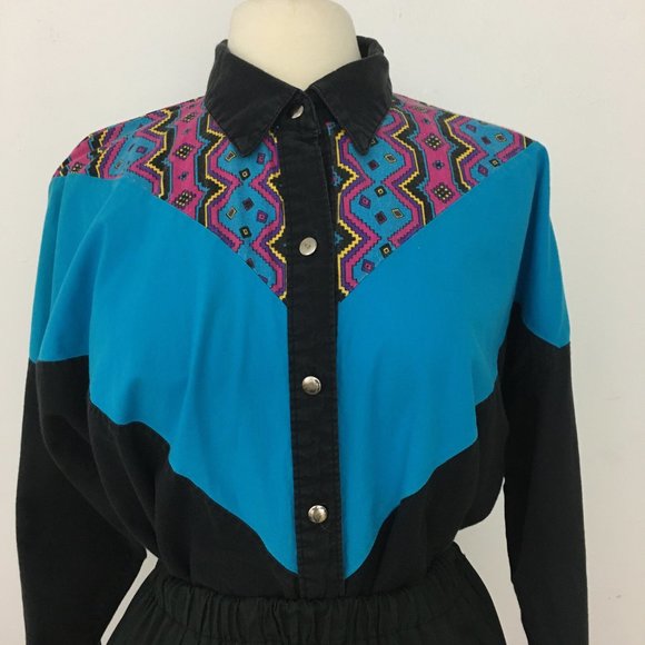 ❌sold❌Rockabilly Square Dance Costume L Loud 80s - Picture 2 of 8